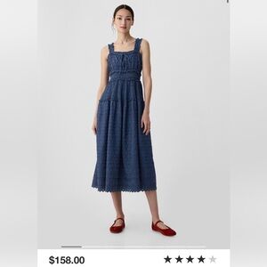 Elegant Blue Midi Dress